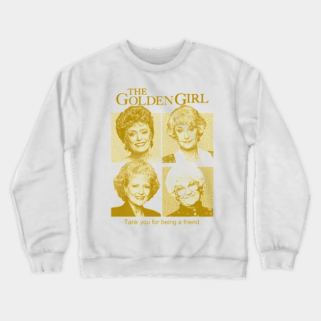 Retro Golden Girls Crewneck Sweatshirt by CarryOnLegends